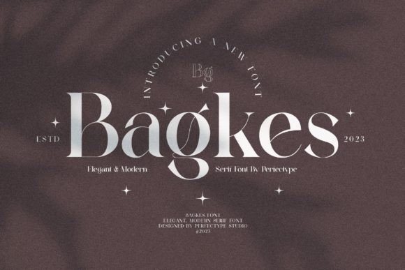 Bagkes: A Serif Font That Elevates Branding with Class and Elegance