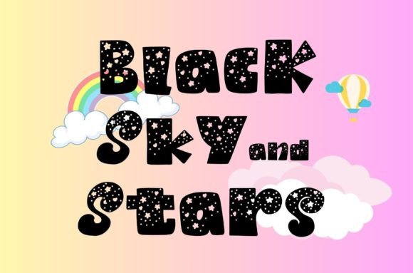 Black Sky and Stars: A Font That Elevates Branding