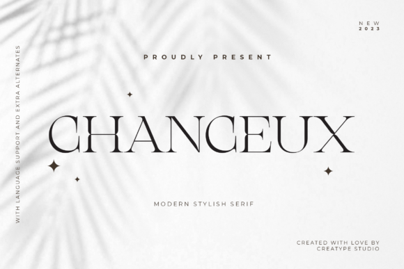 Chanceux Modern Stylish: Elevating Brand Design with a Timeless Serif Typeface
