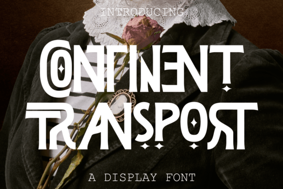 Continent Transport Font for Handmade Creators