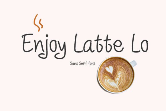Enjoy Latte Lo: A Font That Elevates Your Brand