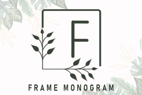 Frame Monogram: A Decorative Font with Character