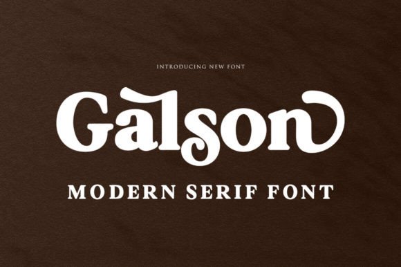 Galson Serif: A Timeless Font for Digital Branding