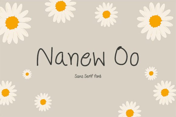 Nanew Oo: A Playful Sans Serif for Digital Design