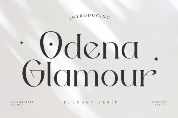 Odena Glamour: A Serif Font for Campaigns That Speak with Elegance
