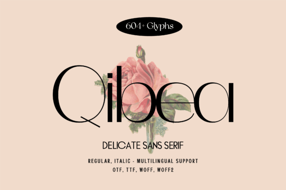 Qibea: A Delicate Sans Serif for Editorial Elegance