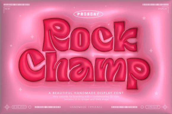 Rock Champ: A Serif Font with a Bold Editorial Presence