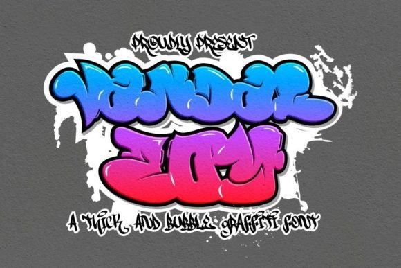 Vandal Zoy: A Font That Speaks in Graffiti