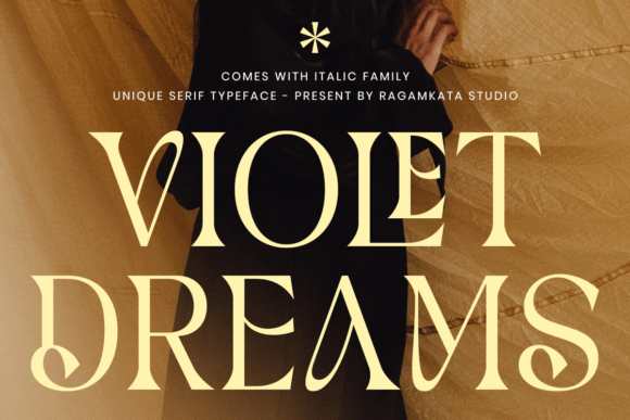 Violet Dreams: A Serif Font for Modern Branding and Digital Creativity